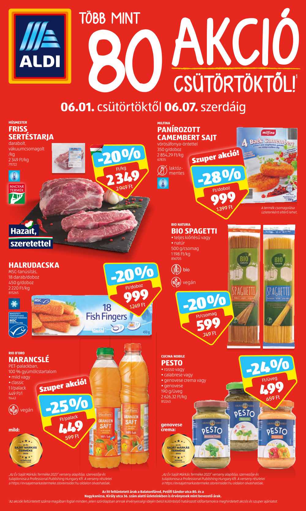 ALDI Akciós újság 2023.06.01. - 06.07.	