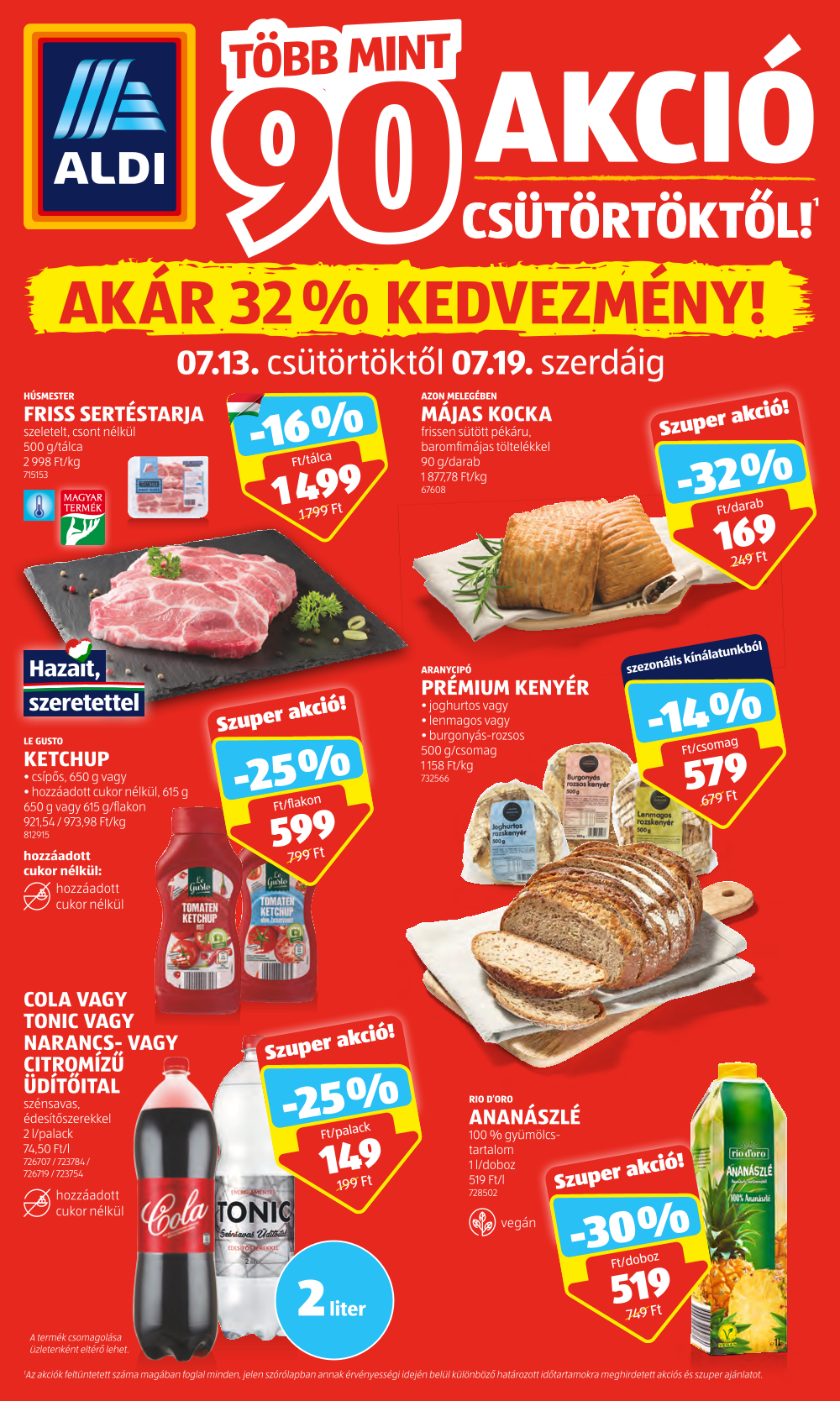 ALDI Akciós újság 2023.07.13. - 07.19.	