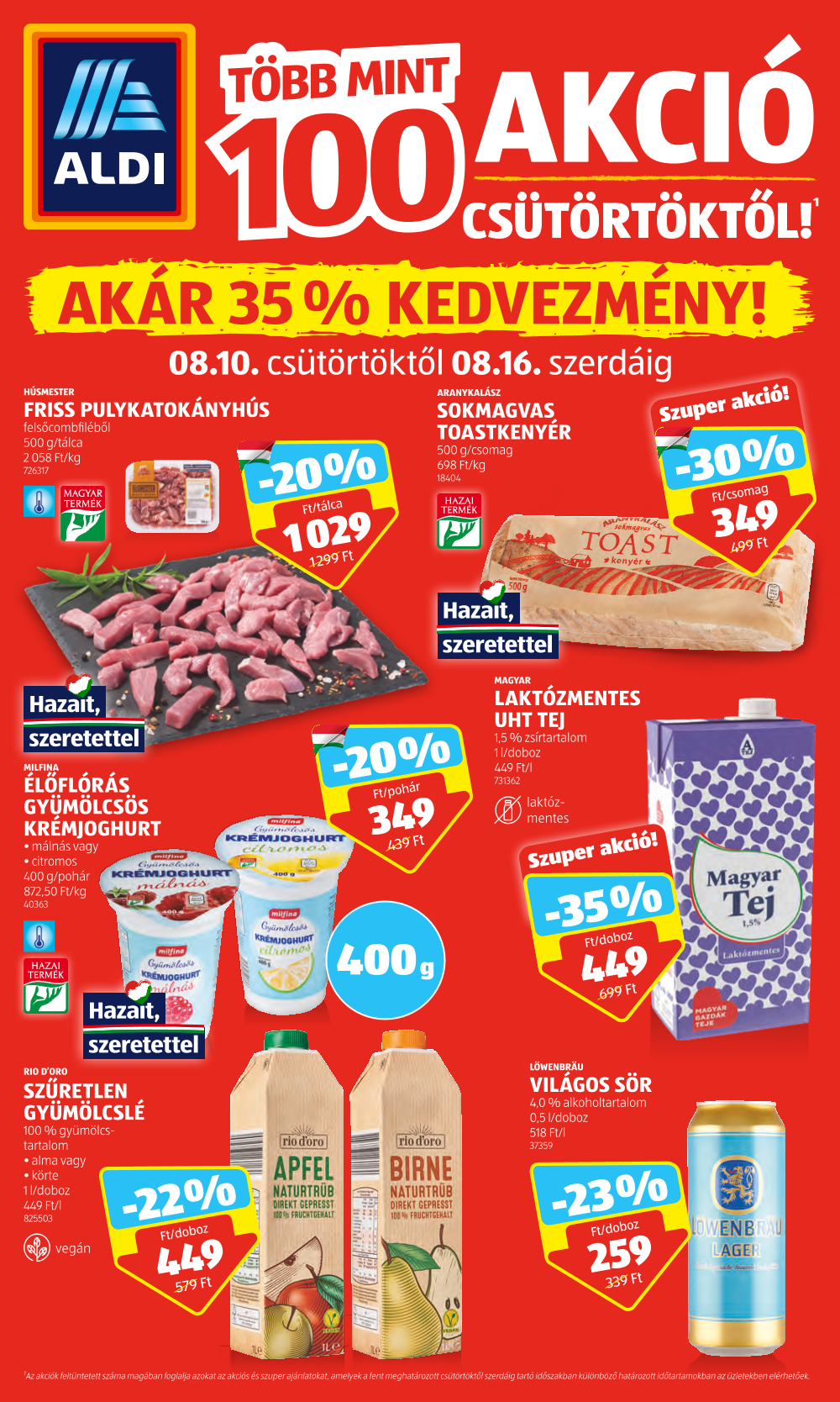 ALDI Akciós újság 2023.08.10. - 08.16.	