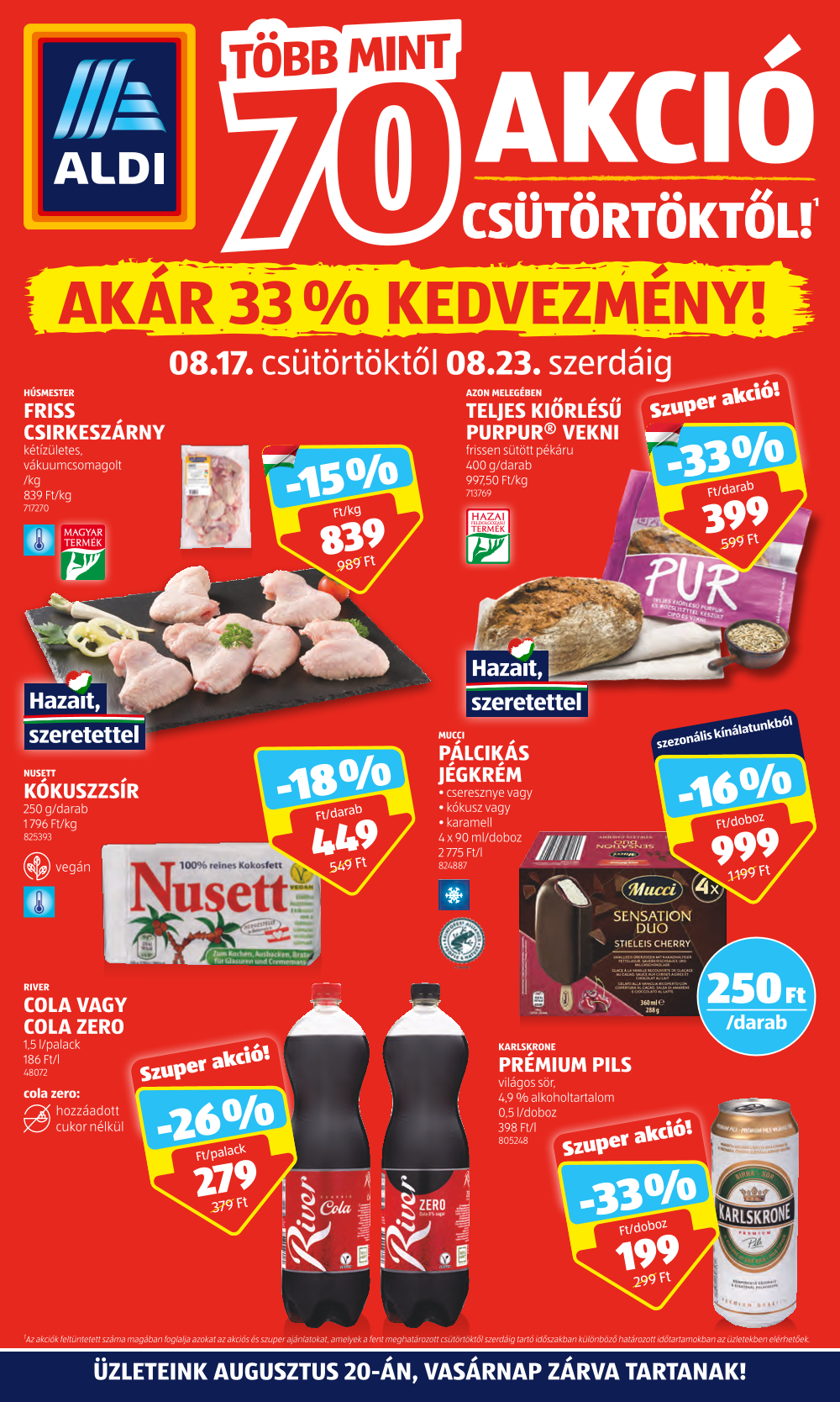 ALDI Akciós újság 2023.08.17. - 08.23.	