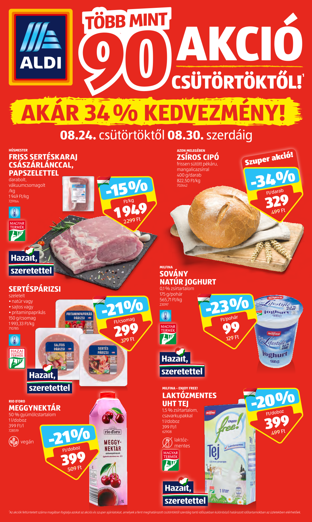 ALDI Akciós újság 2023.08.24. - 08.30.	