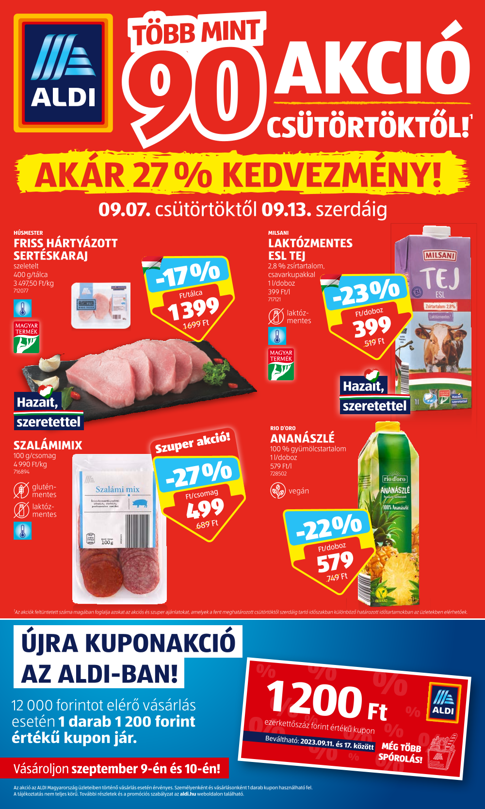 ALDI Akciós újság 2023.09.07. - 09.13.